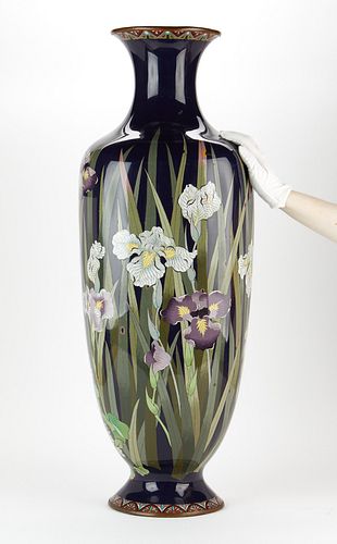 MONUMENTAL JAPANESE MEIJI CLOISONNE