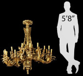 MONUMENTAL LOUIS XV STYLE BRON