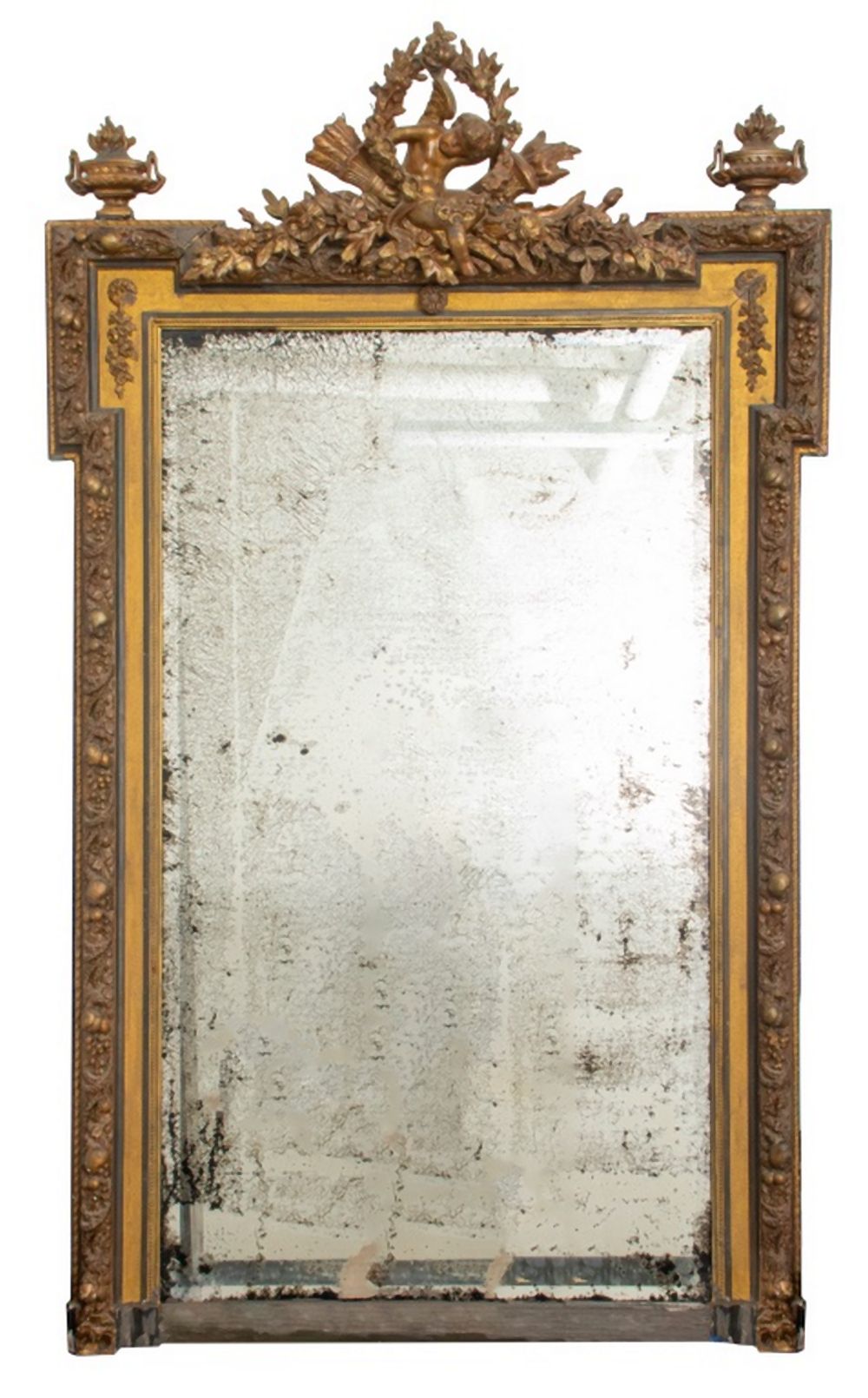 MONUMENTAL LOUIS XVI GILT WOOD