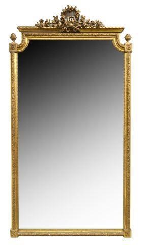 MONUMENTAL LOUIS XVI STYLE GILTWOOD