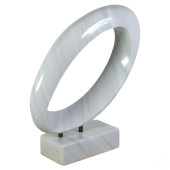 MONUMENTAL MODERN ABSTRACT WHI
