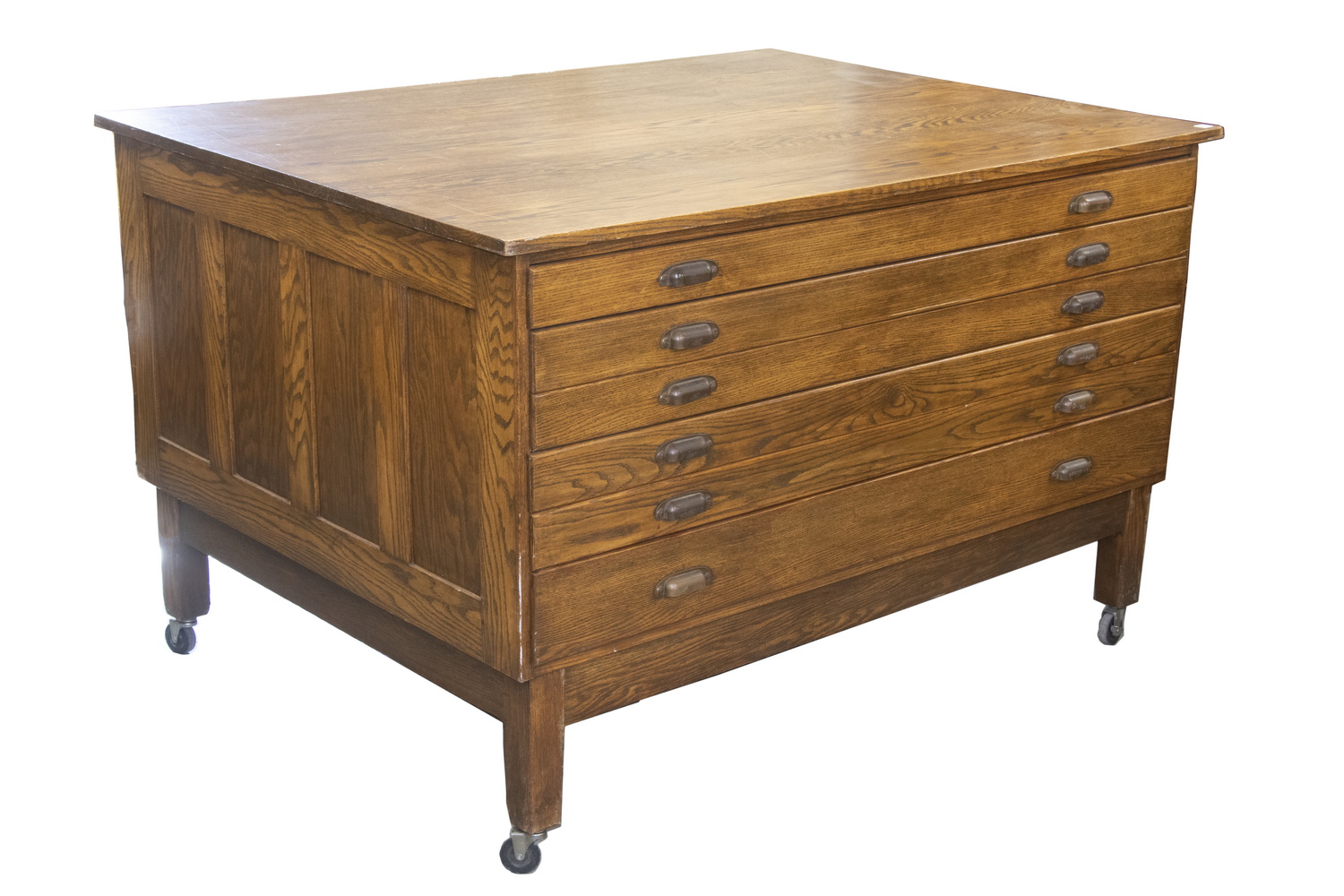 MONUMENTAL OAK FLAT FILE Vintage