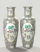 Monumental Pair of Chinese Ela