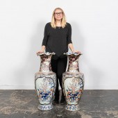 MONUMENTAL PAIR OF CHINESE IMA