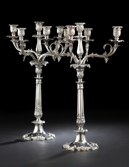 Monumental Pair of Continental