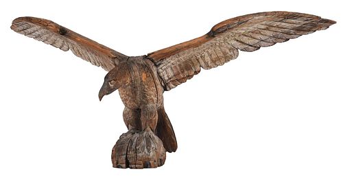 MONUMENTAL PILOT HOUSE CARVED