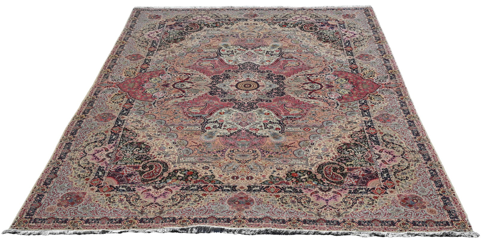 MONUMENTAL RARE SILK WARP TABRIZ