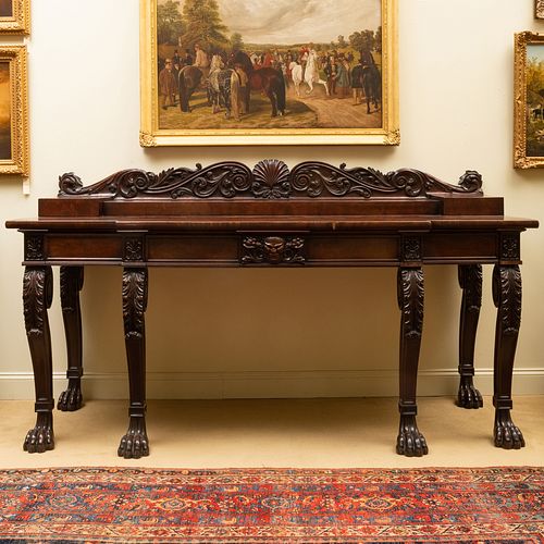 MONUMENTAL REGENCY CARVED
