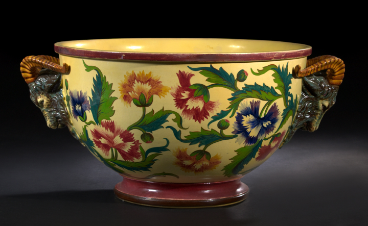 Monumental Sarreguemines Majolica
