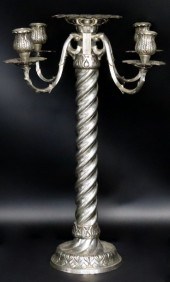 MONUMENTAL SILVER TONE METAL F