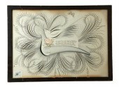 MONUMENTAL SPENCERIAN DRAWING