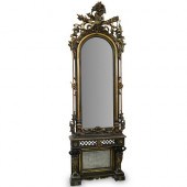 MONUMENTAL TWO TONE GILDED MIR