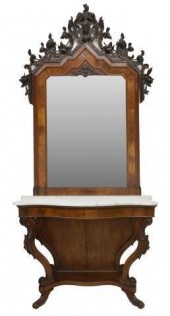 MONUMENTAL VICTORIAN CONSOLE T