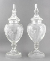 MONUMENTAL WHEEL-CUT GLASS APO