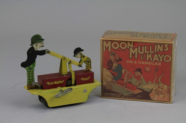 MOON MULLINS AND KAYO HAND CAR