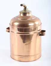 Moonshine still, copper drum w