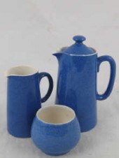 Moorcroft. A three piece coffe