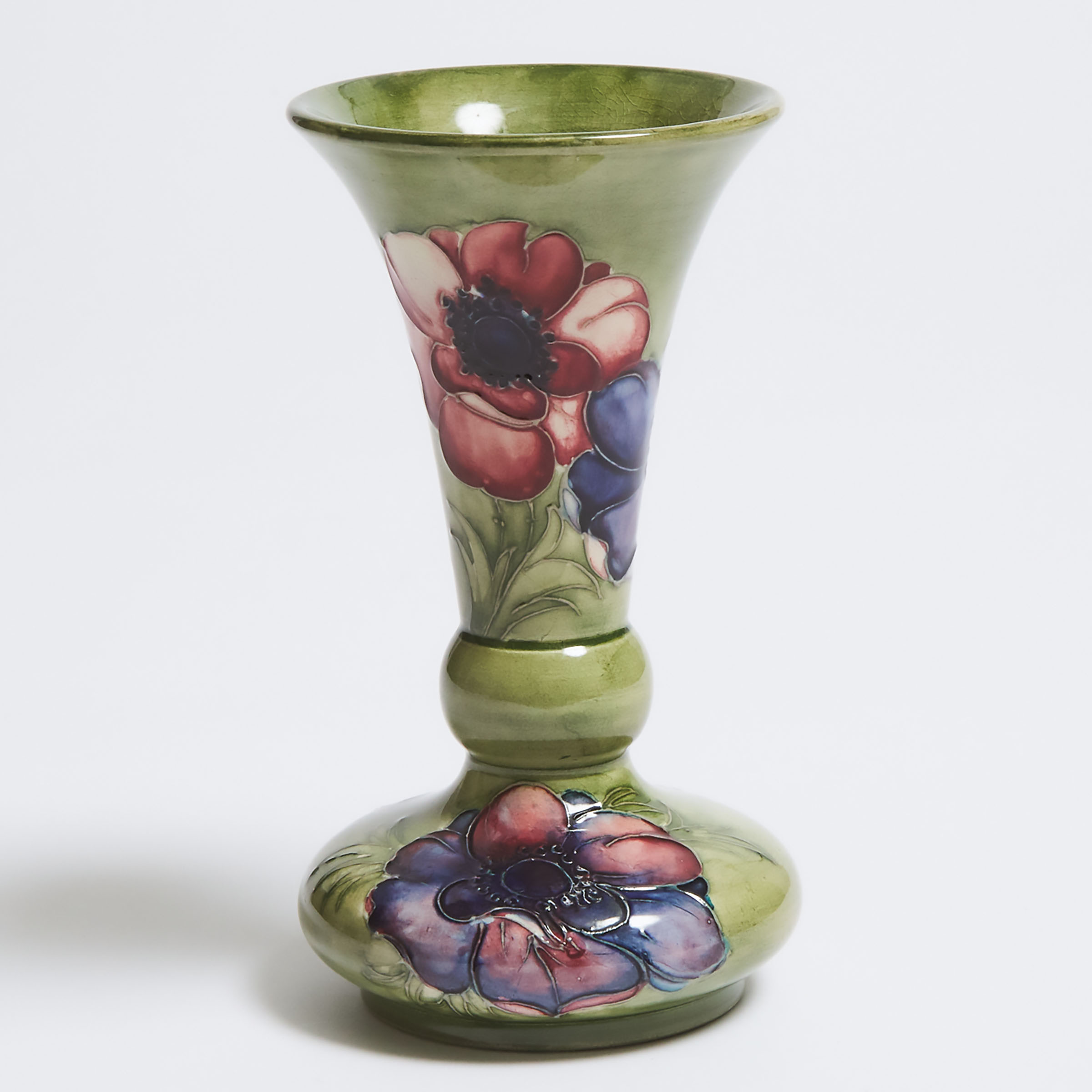 Moorcroft Anemone Vase, 1930s  