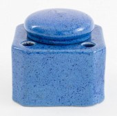 MOORCROFT BLUE SPECKLE-GLAZED