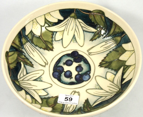Moorcroft Bowl decorated inside and