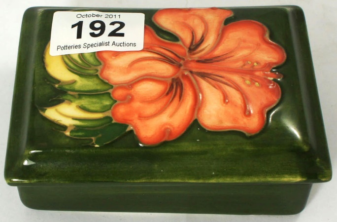 Moorcroft Box and Cover decorated
