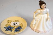 Moorcroft Coaster Blue Flower