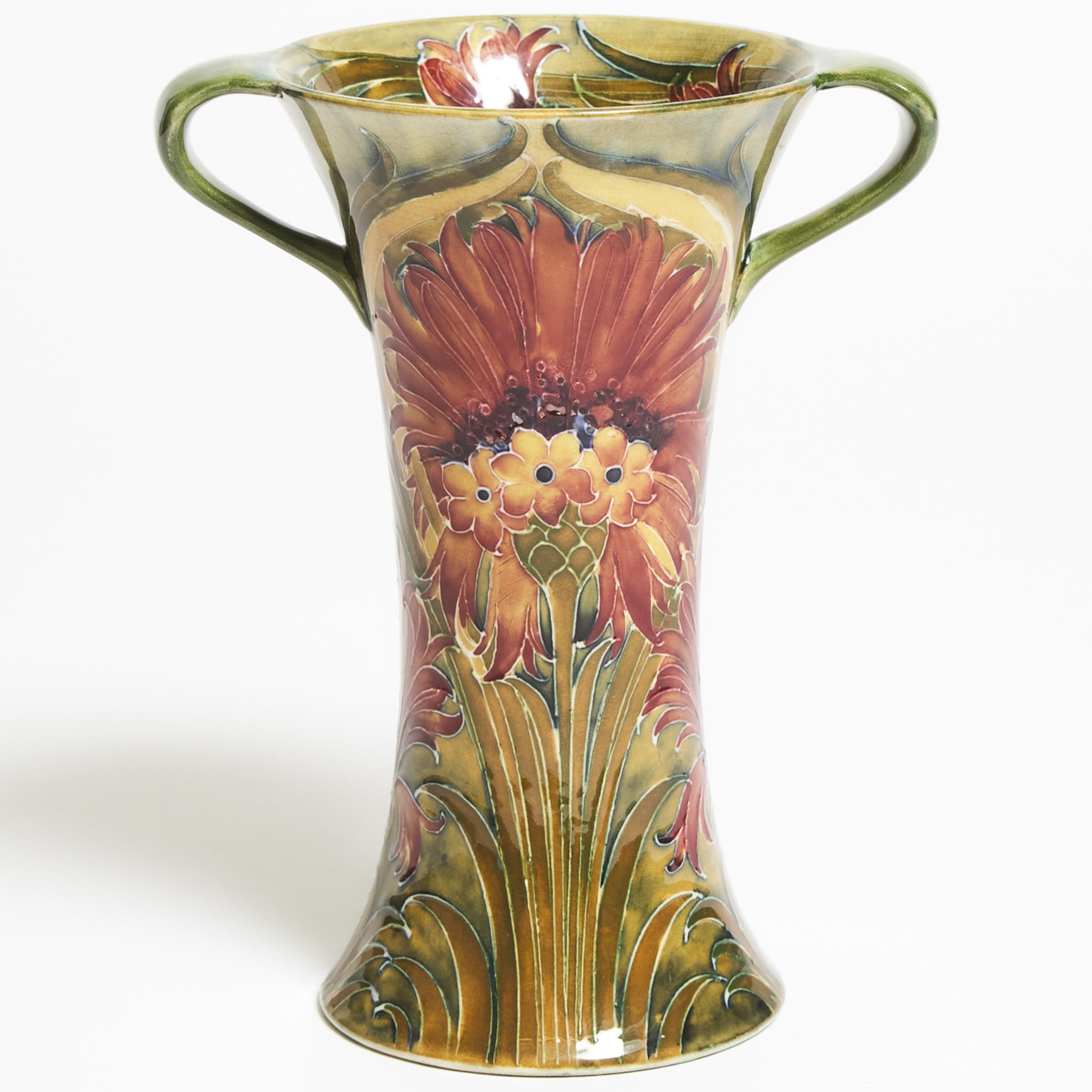 Moorcroft Cornflower Two-Handled