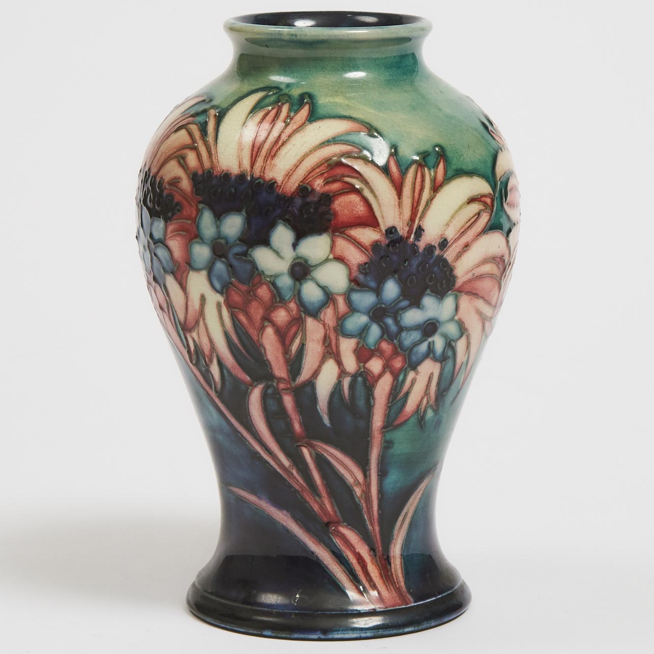 Moorcroft Cornflower Vase,