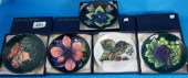 Moorcroft Dishes decorated in
