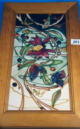 Moorcroft Double Tile Plaque