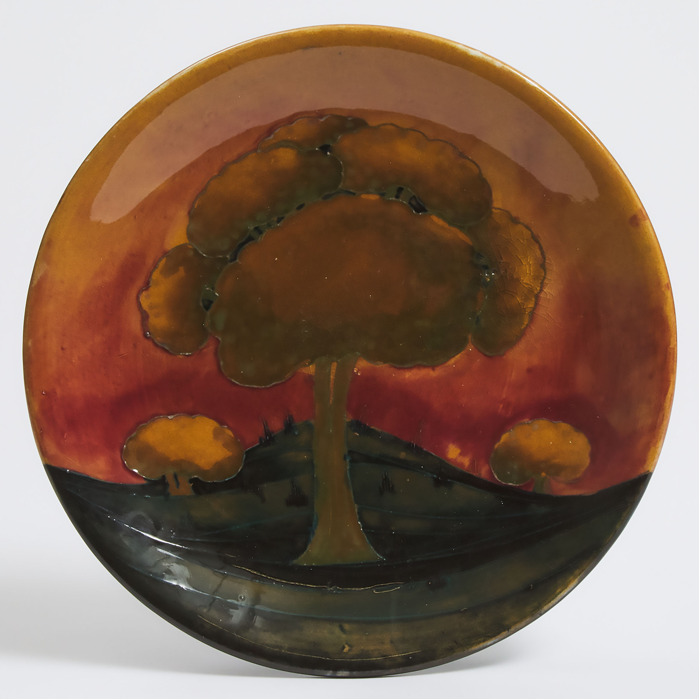 Moorcroft Eventide Plate,
