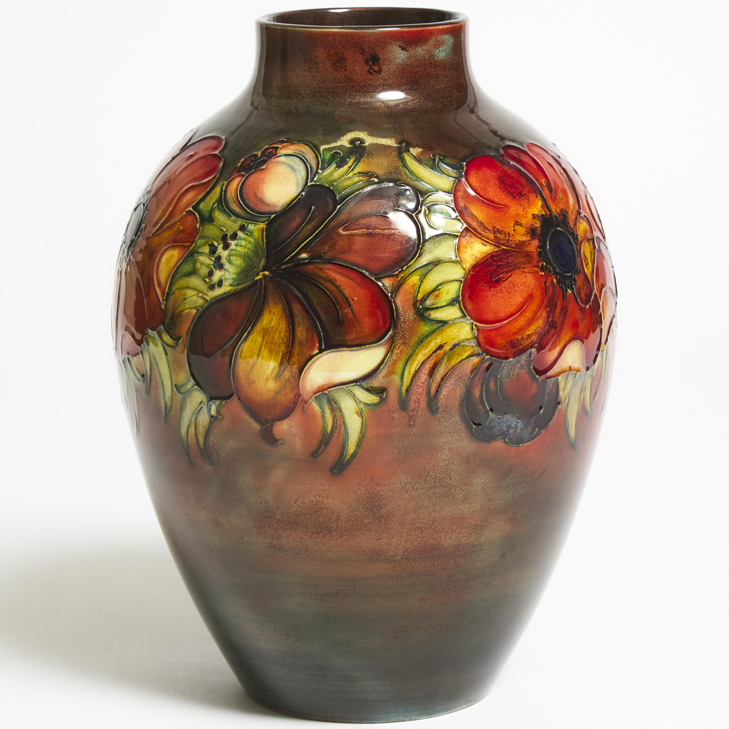Moorcroft Flambé Anemone Vase,