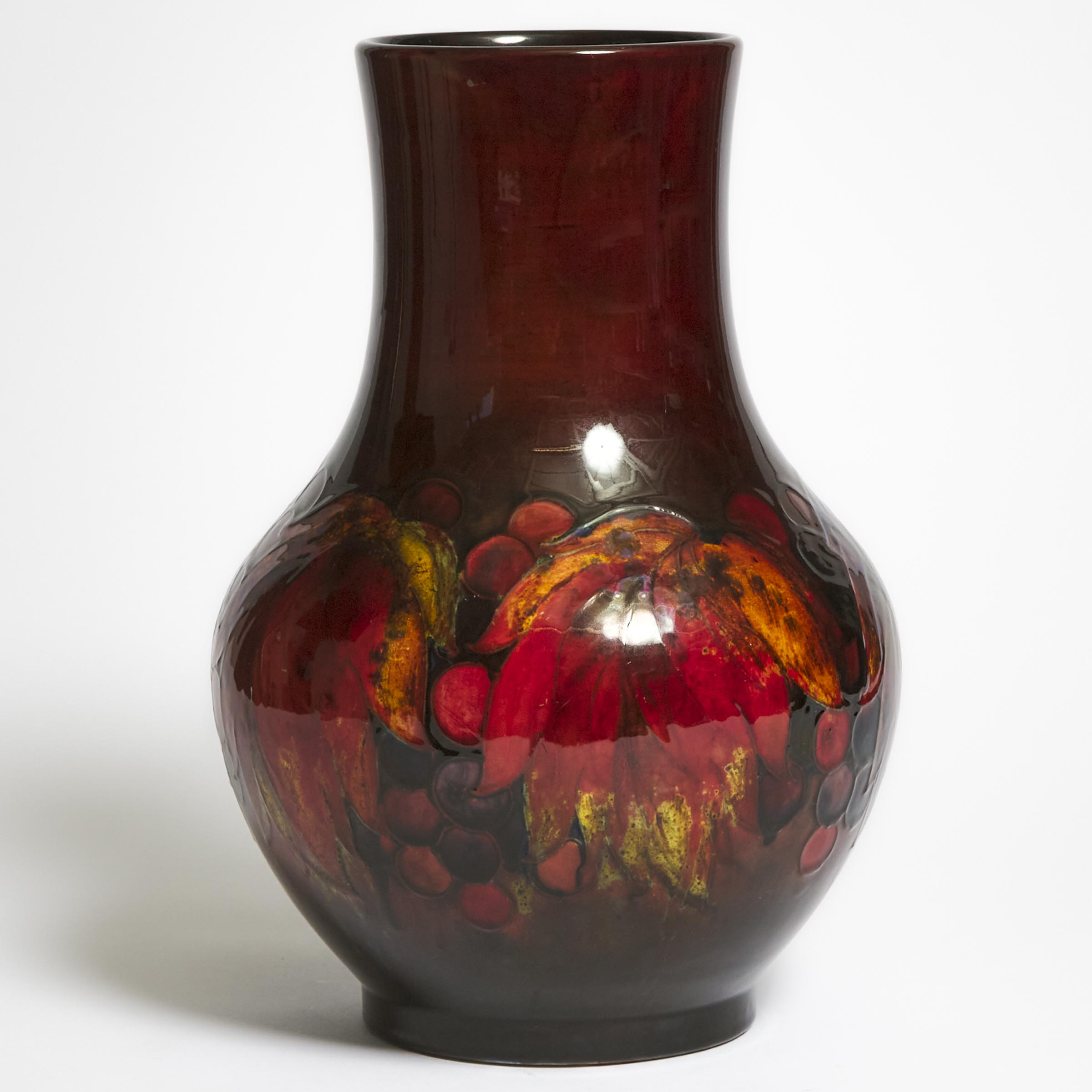 Moorcroft Flambé Grape and Leaf