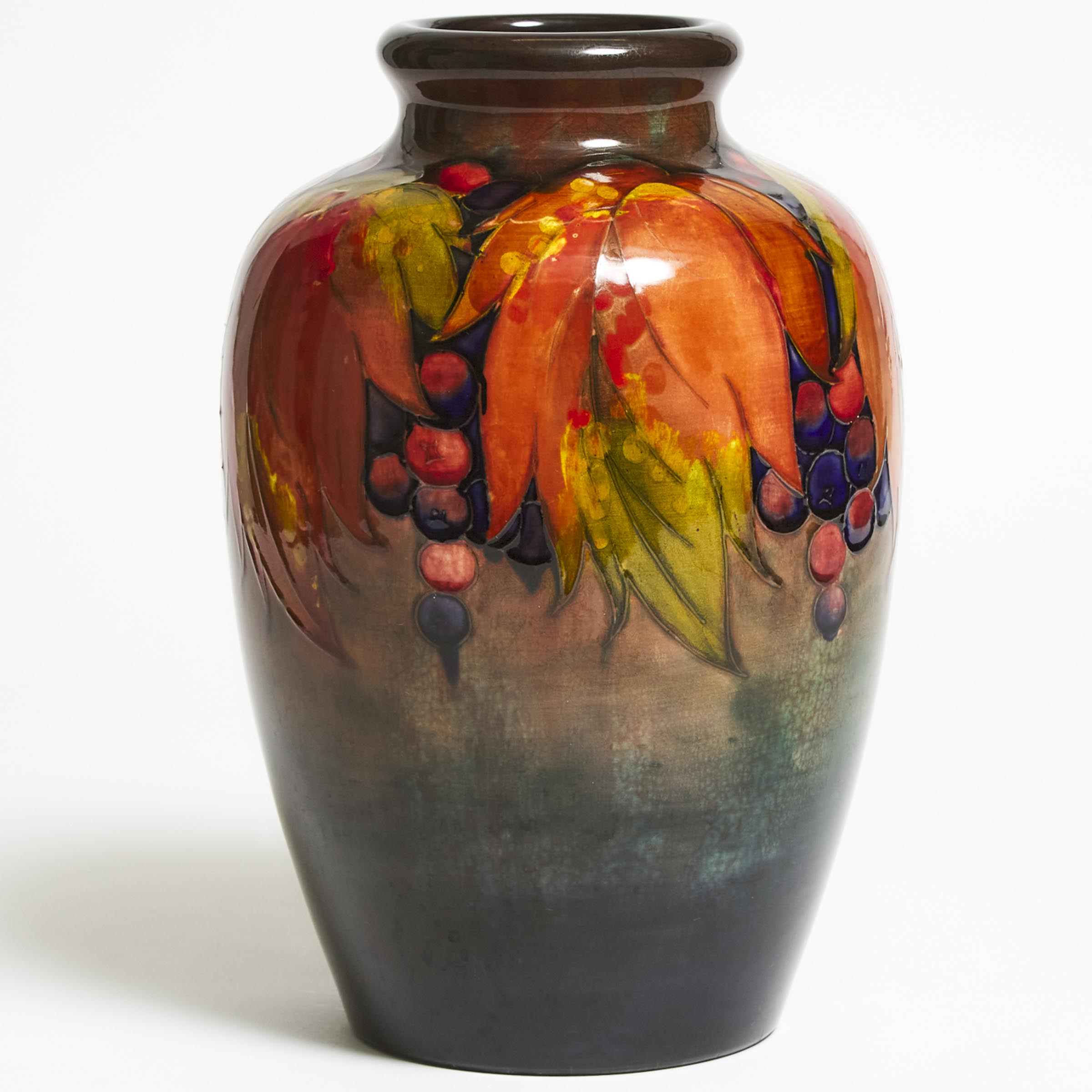 Moorcroft Flambé Grape and Leaf