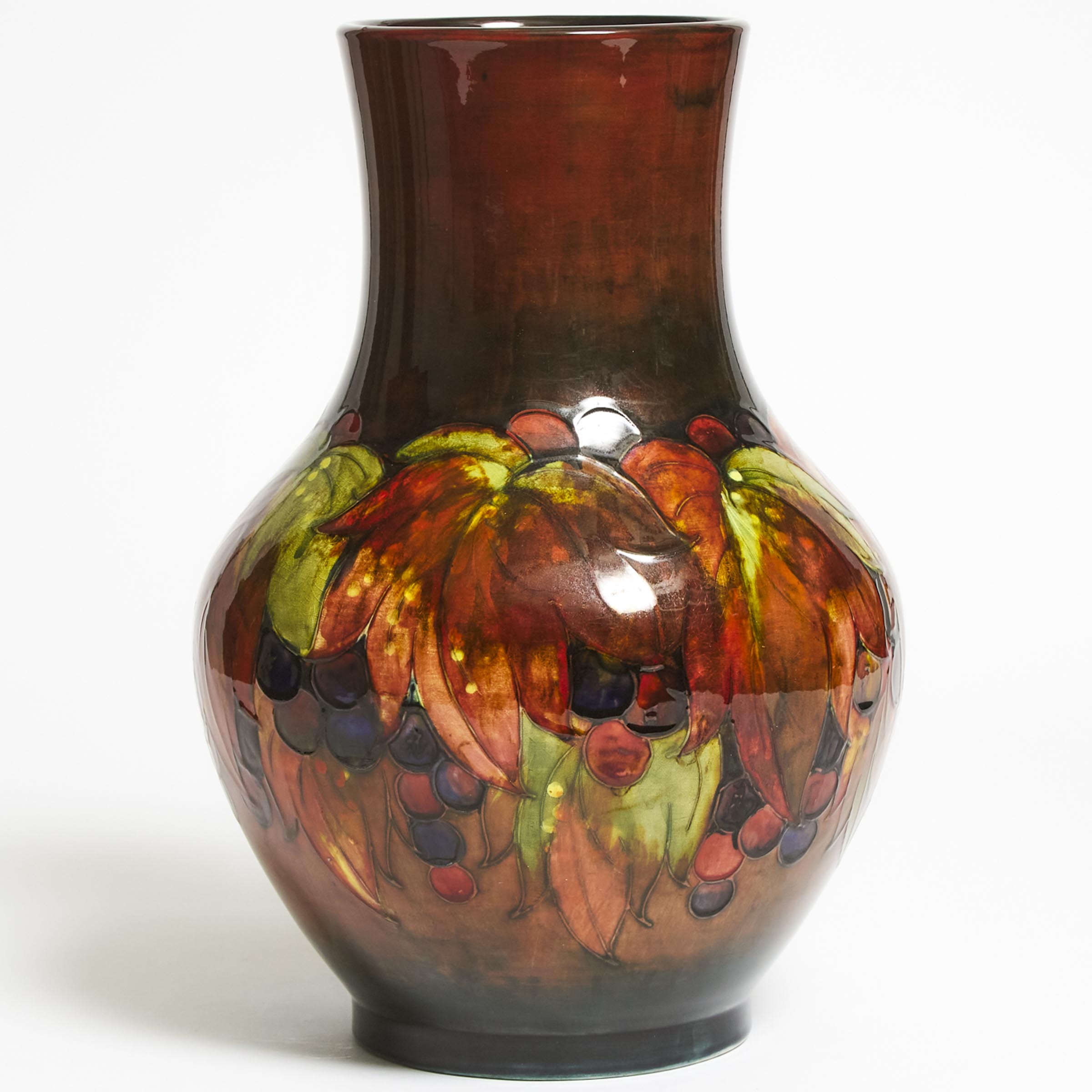 Moorcroft Flambé Grape and Leaf
