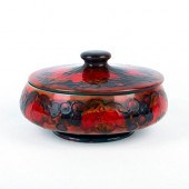 MOORCROFT FLAMBE LEAF AND BERR