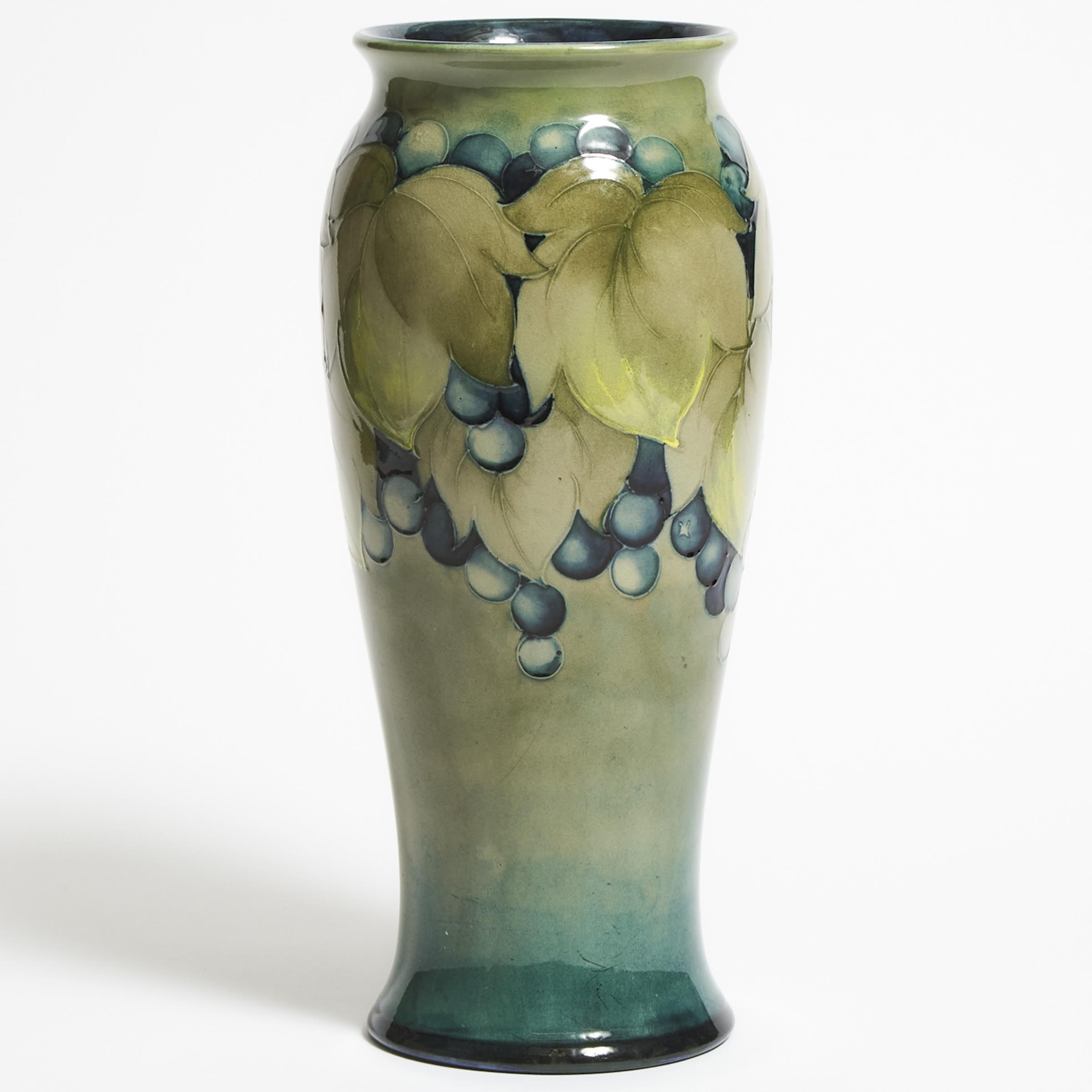 Moorcroft Grape and Leaf Vase,