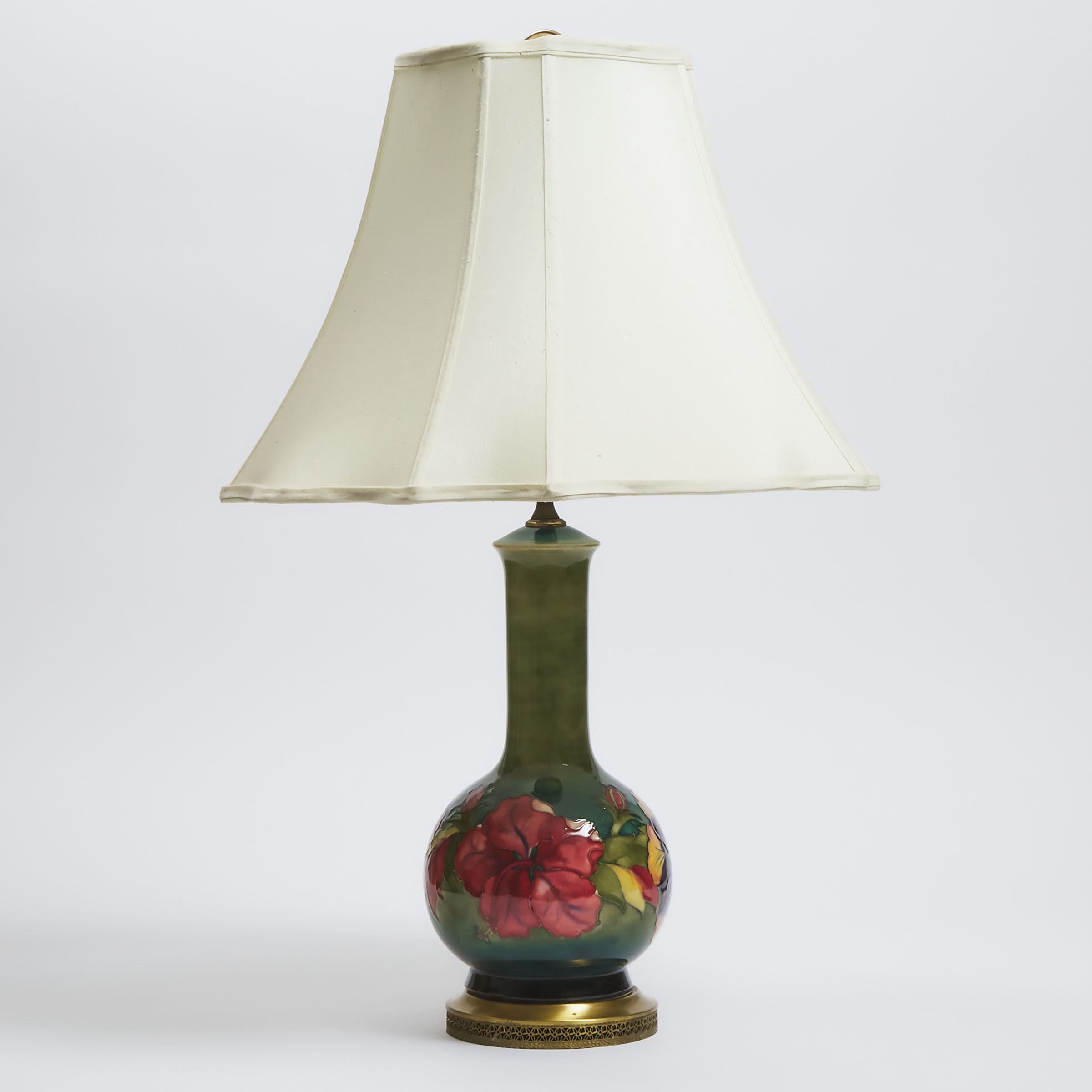 Moorcroft Hibiscus Table Lamp,