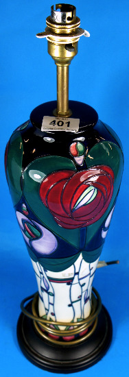 Moorcroft Lamp Base in the Rennie