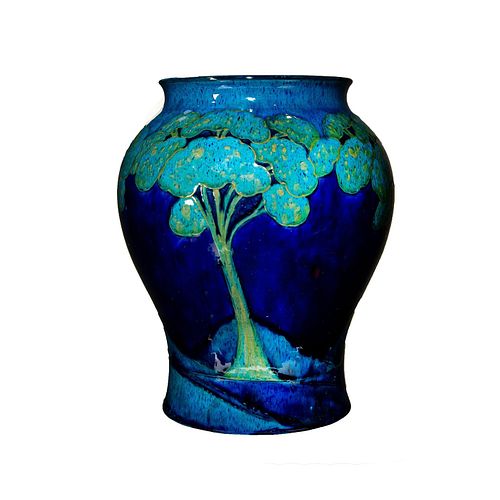 MOORCROFT MOONLIT BLUE VASE,