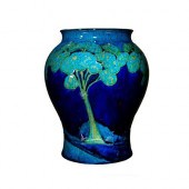 MOORCROFT MOONLIT BLUE VASE, S