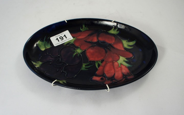 Moorcroft Oval Dish decorated