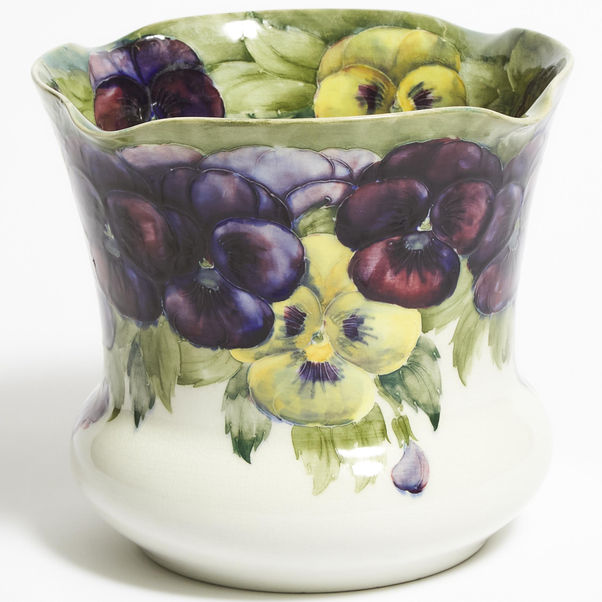Moorcroft Pansy Vase, c.1914-16  