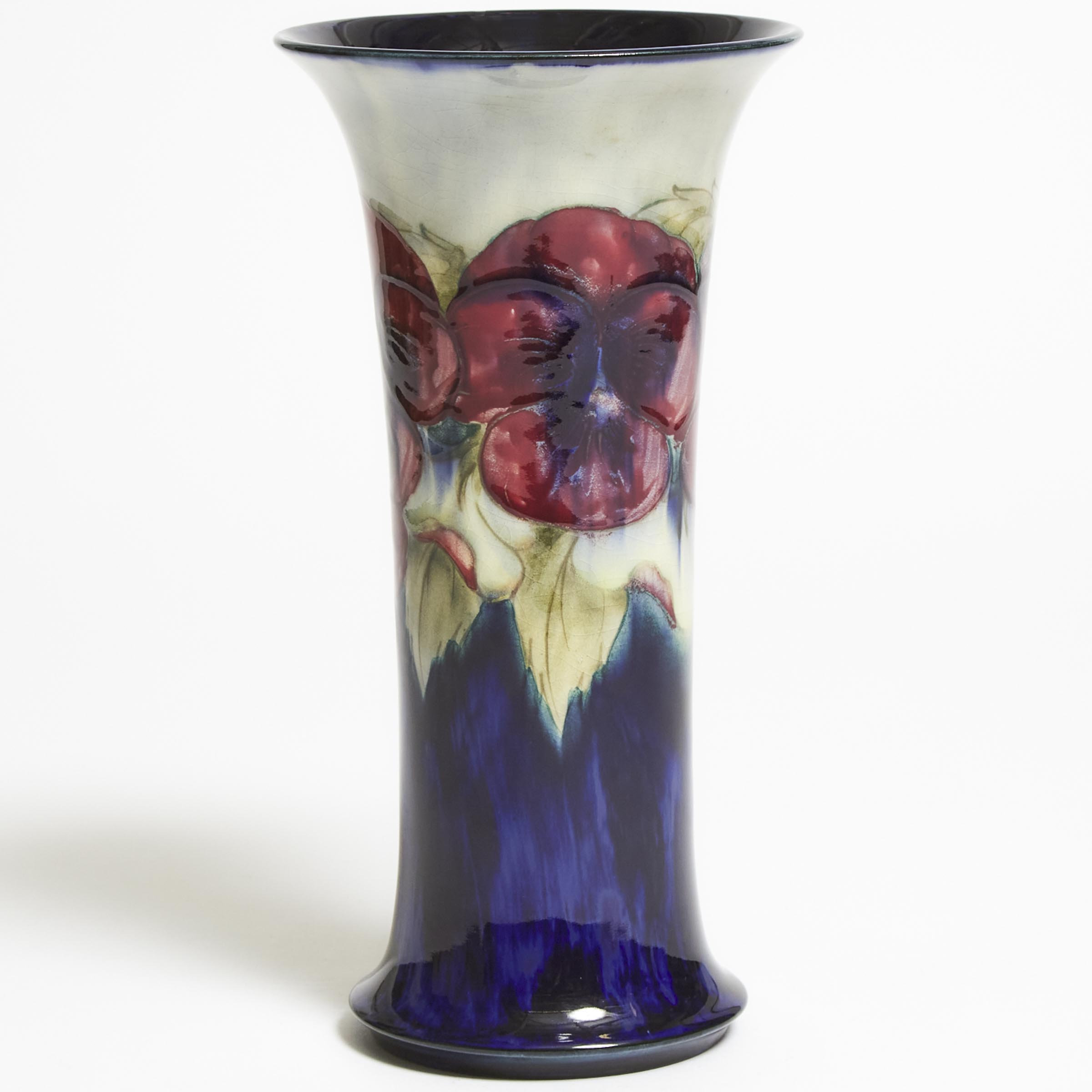 Moorcroft Pansy Vase, c.1914-16  