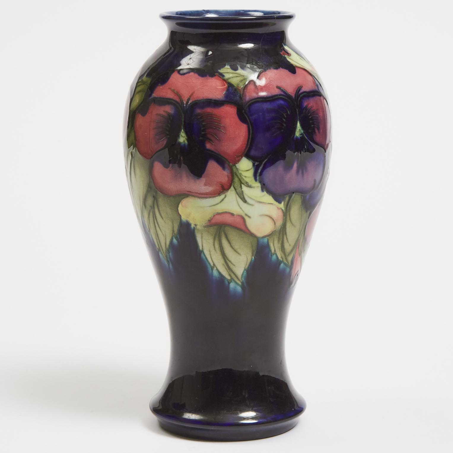 Moorcroft Pansy Vase, c.1925  