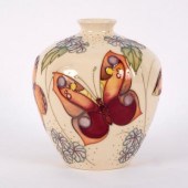 Moorcroft Pottery, a Butterfli