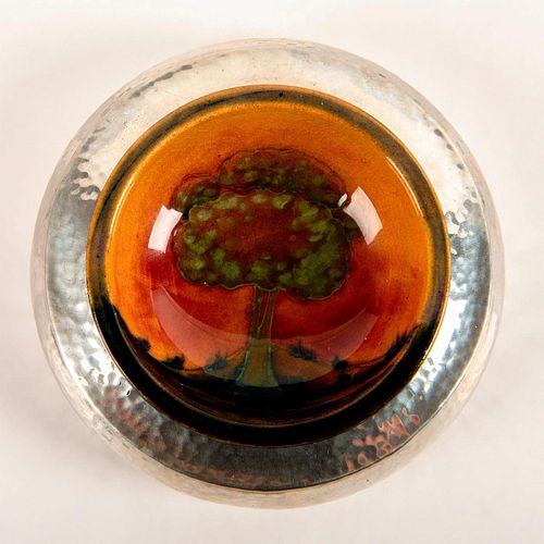 MOORCROFT POTTERY ASHTRAY WITH