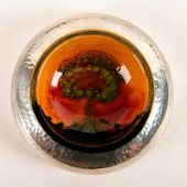 MOORCROFT POTTERY ASHTRAY WITH