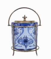 MOORCROFT POTTERY, BISCUIT JAR