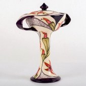 MOORCROFT POTTERY COVERED CHAL